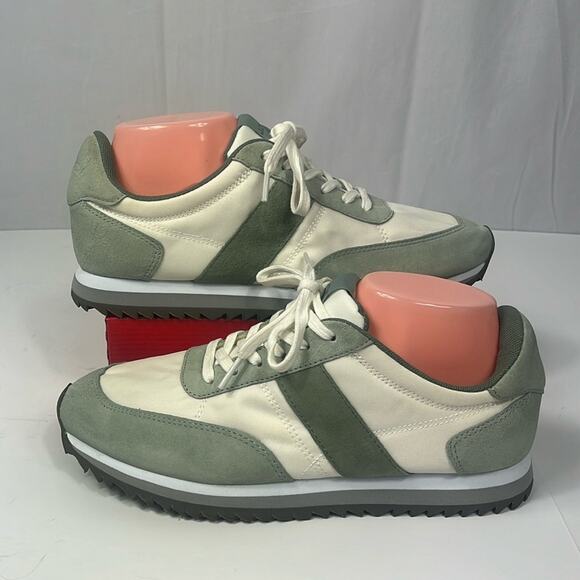 J. Crew Light Mint Green Trainer Sneaker. - Picture 3 of 12